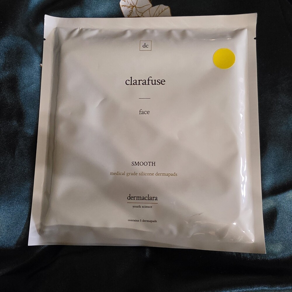 Dermaclara Clarafuse Face Silicone Dermapads Forehead Eyes Mouth 5pk New - Picture 3 of 8